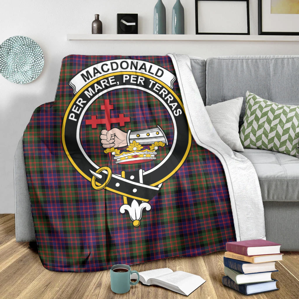 macdonald-modern-tartab-blanket-with-family-crest