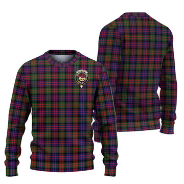 MacDonald Modern Tartan Ugly Sweater with Family Crest