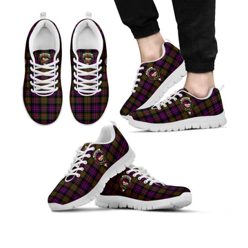 MacDonald Modern Tartan Sneakers with Family Crest