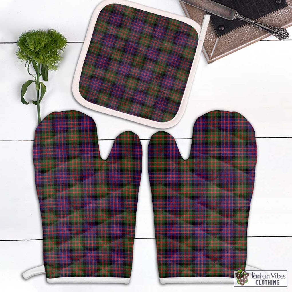 MacDonald Modern Tartan Combo Oven Mitt & Pot-Holder Combo 1 Oven Mitt & 1 Pot-Holder White - Tartan Vibes Clothing