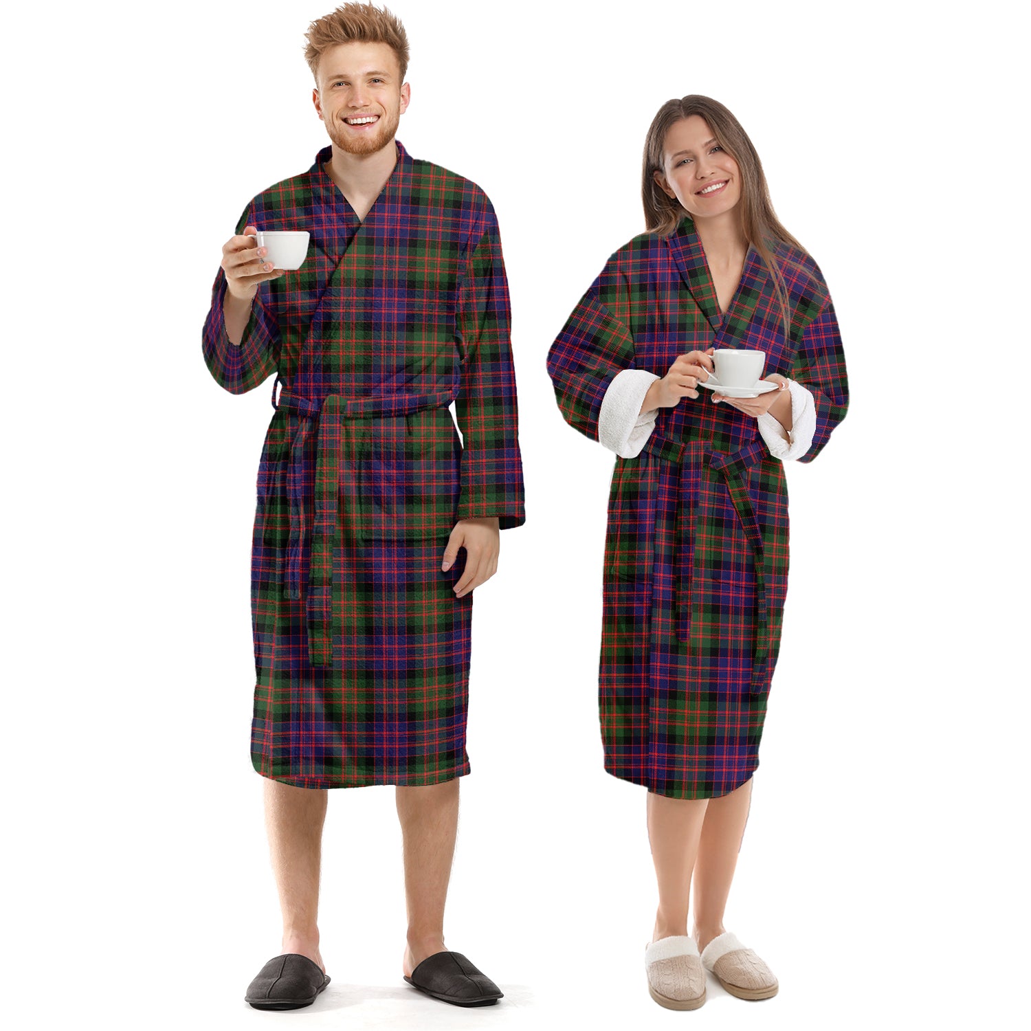 MacDonald Modern Tartan Bathrobe Unisex S - Tartan Vibes Clothing