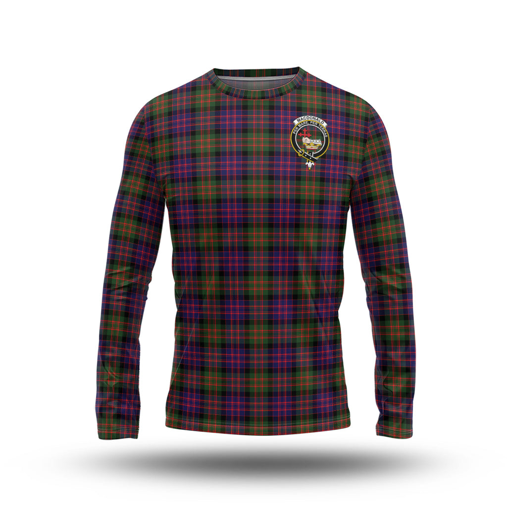 macdonald-modern-tartan-long-sleeve-t-shirt-with-family-crest