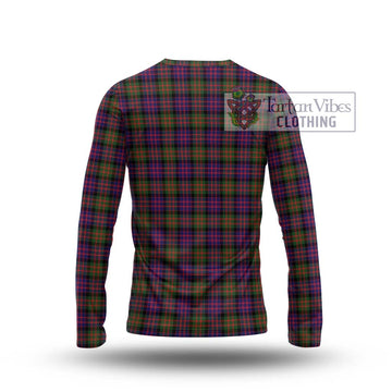 MacDonald Modern Tartan Long Sleeve T-Shirt with Family Crest DNA In Me Style