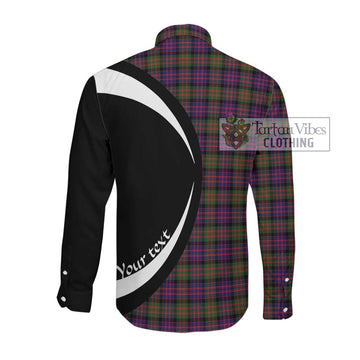 MacDonald Modern Tartan Long Sleeve Button Up with Family Crest Circle Style