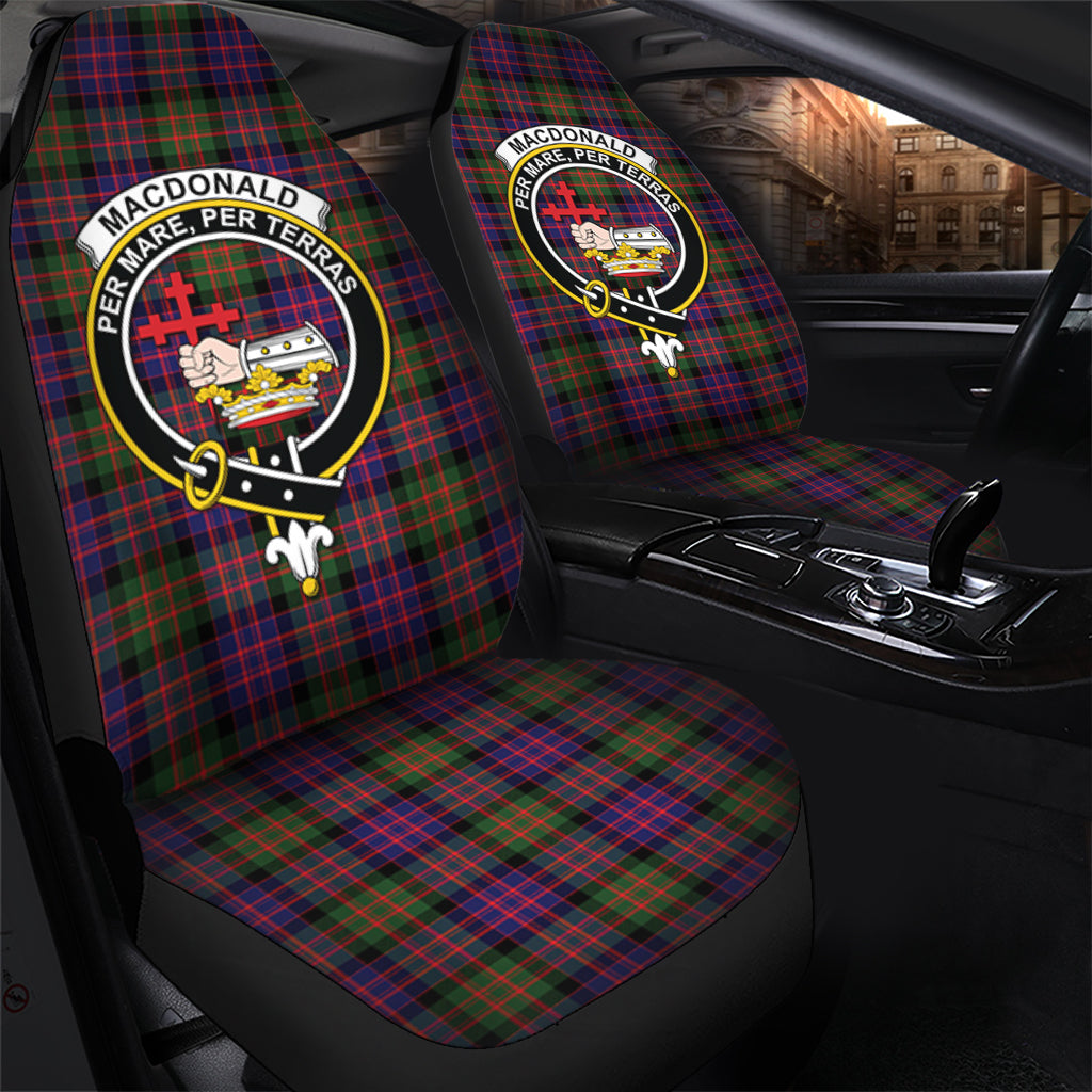 MacDonald Modern Tartan Car Seat Cover with Family Crest - Tartanvibesclothing