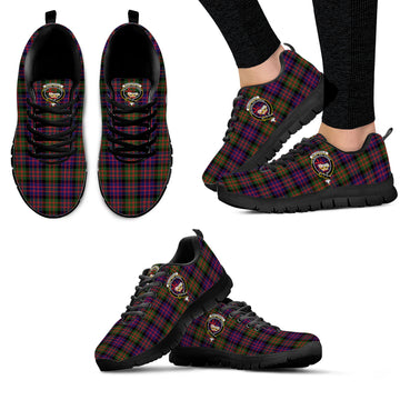 MacDonald Modern Tartan Sneakers with Family Crest