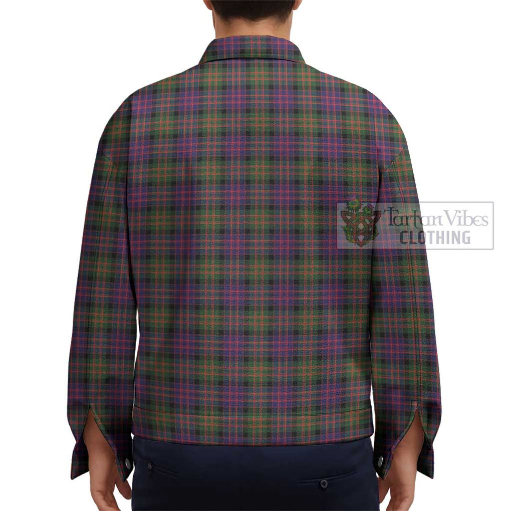 MacDonald Modern Tartan Unisex Lapel Cotton Jacket - Tartan Vibes Clothing