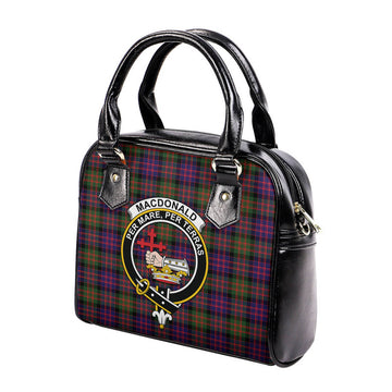 MacDonald Modern Tartan Shoulder Handbags with Family Crest