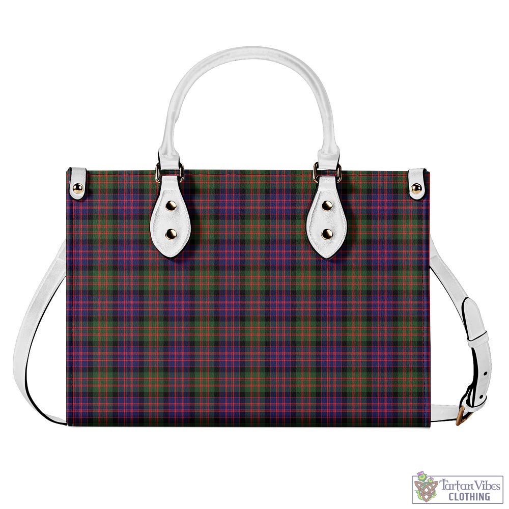 Tartan Vibes Clothing MacDonald Modern Tartan Luxury Leather Handbags