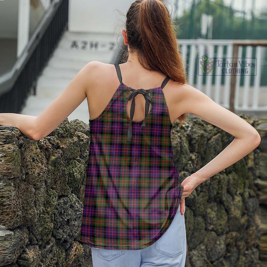 Tartan Vibes Clothing MacDonald Modern Tartan Loose Halter Neck Camisole