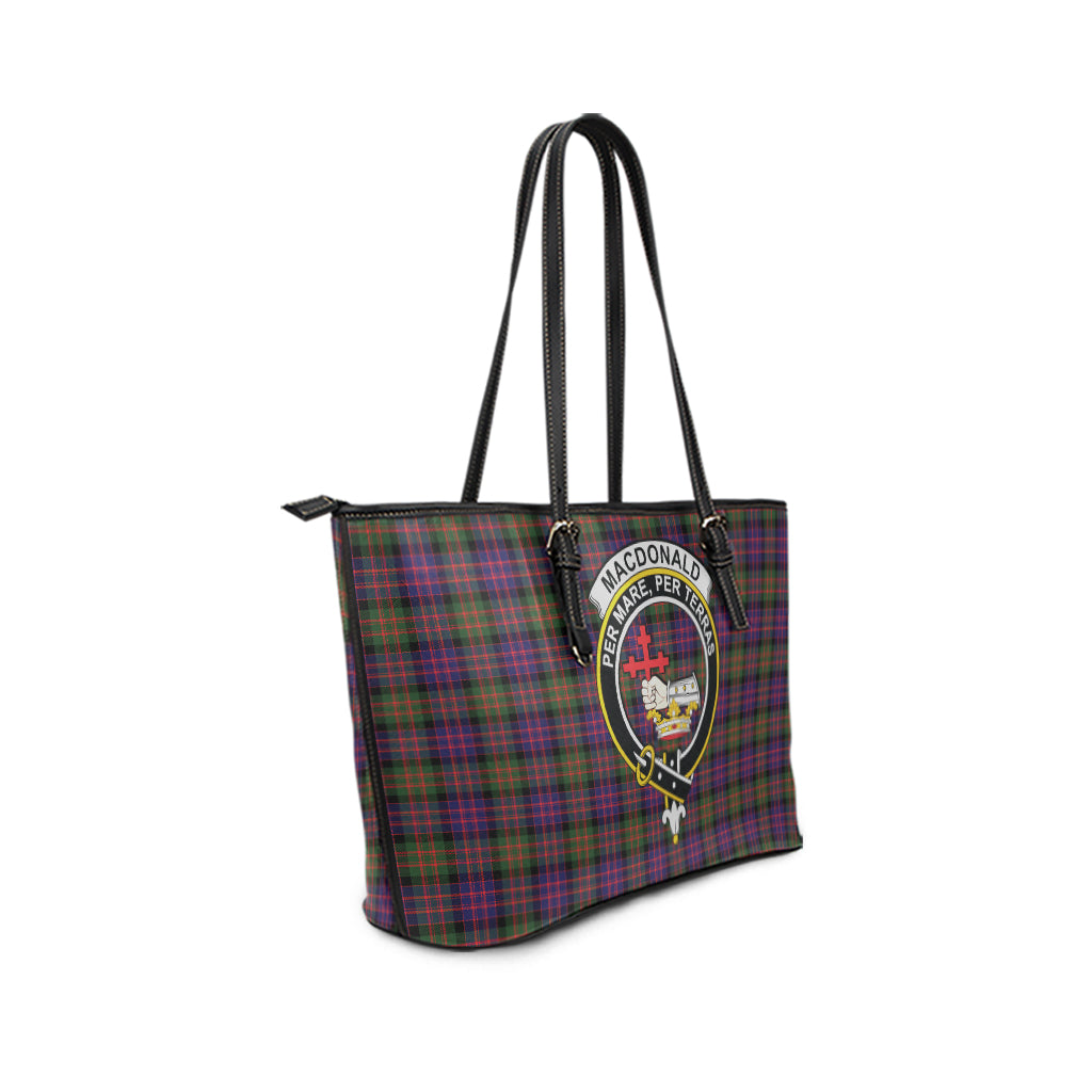 macdonald-modern-tartan-leather-tote-bag-with-family-crest