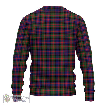 MacDonald Modern Tartan Knitted Sweater with Family Crest DNA In Me Style