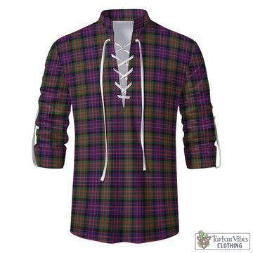 MacDonald Modern Tartan Men's Scottish Traditional Jacobite Ghillie Kilt Shirt