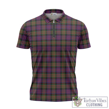 MacDonald Modern Tartan Zipper Polo Shirt