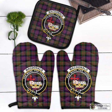 MacDonald Modern Tartan Combo Oven Mitt & Pot-Holder with Family Crest