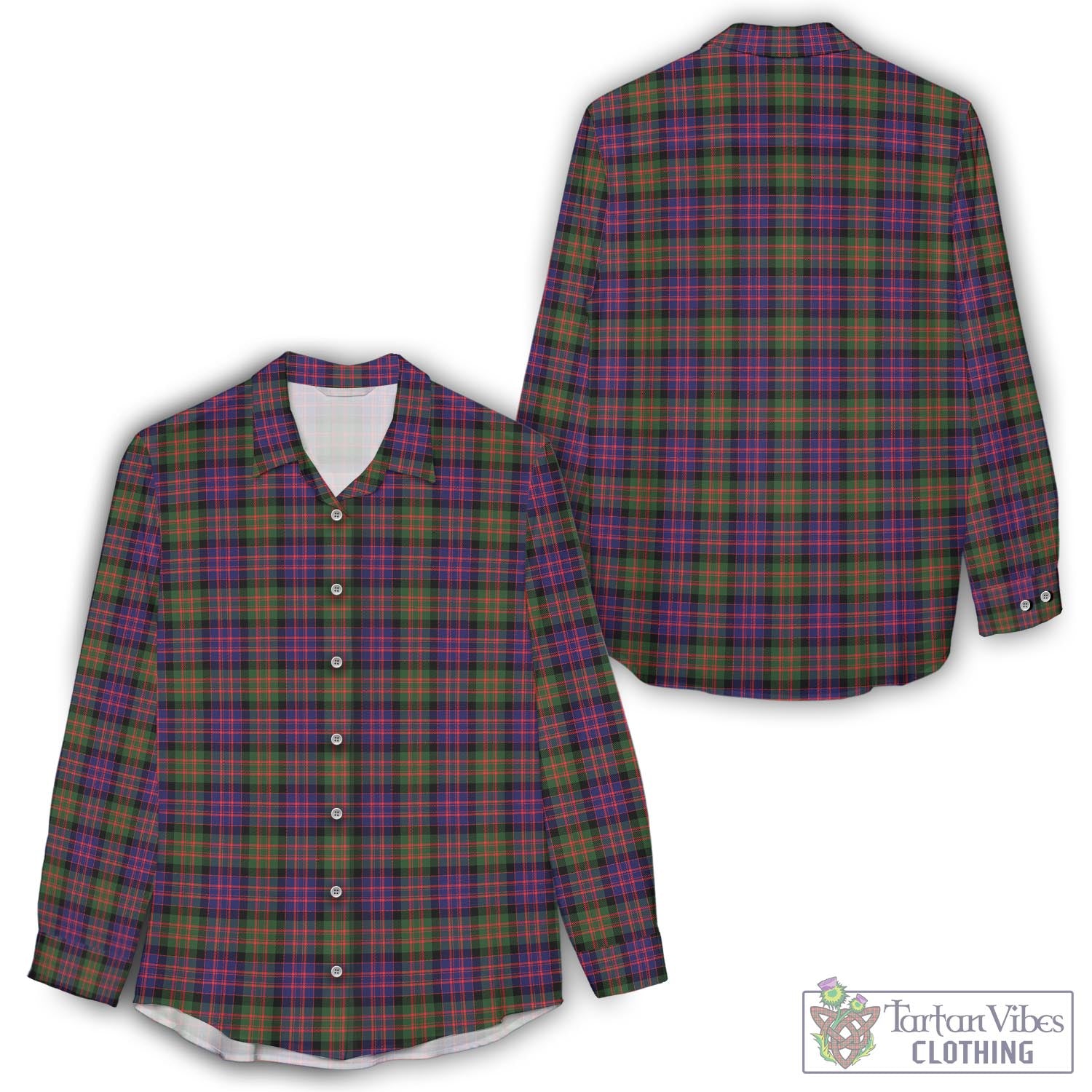 MacDonald Modern Tartan Womens Casual Shirt