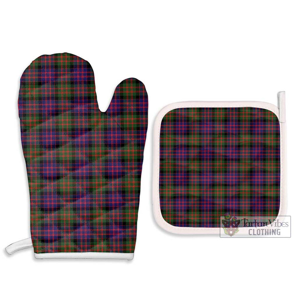 MacDonald Modern Tartan Combo Oven Mitt & Pot-Holder Combo 1 Oven Mitt & 2 Pot-Holder White - Tartan Vibes Clothing