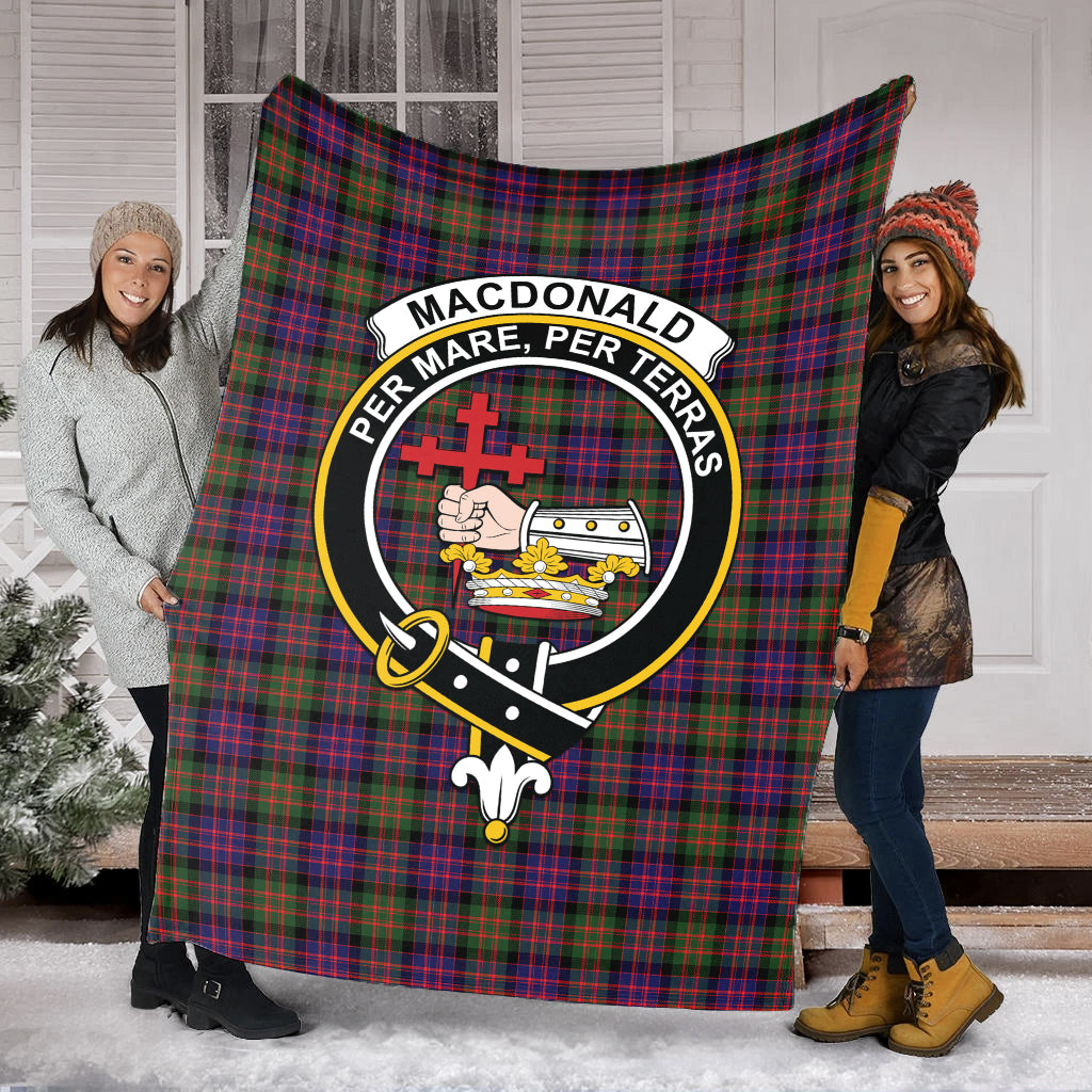 macdonald-modern-tartab-blanket-with-family-crest