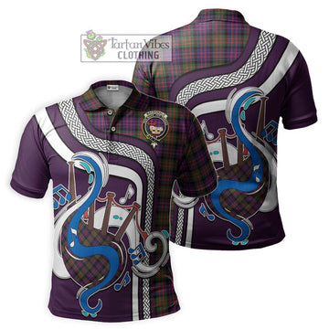 MacDonald Modern Tartan Polo Shirt with Epic Bagpipe Style