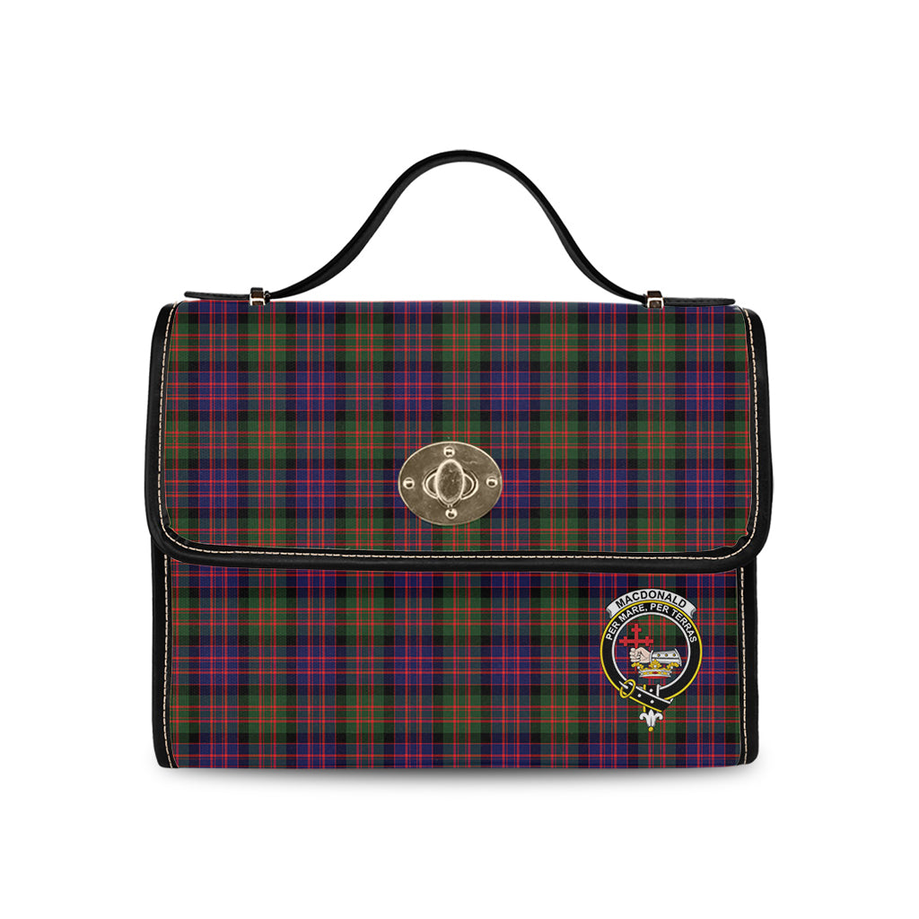 macdonald-modern-tartan-leather-strap-waterproof-canvas-bag-with-family-crest