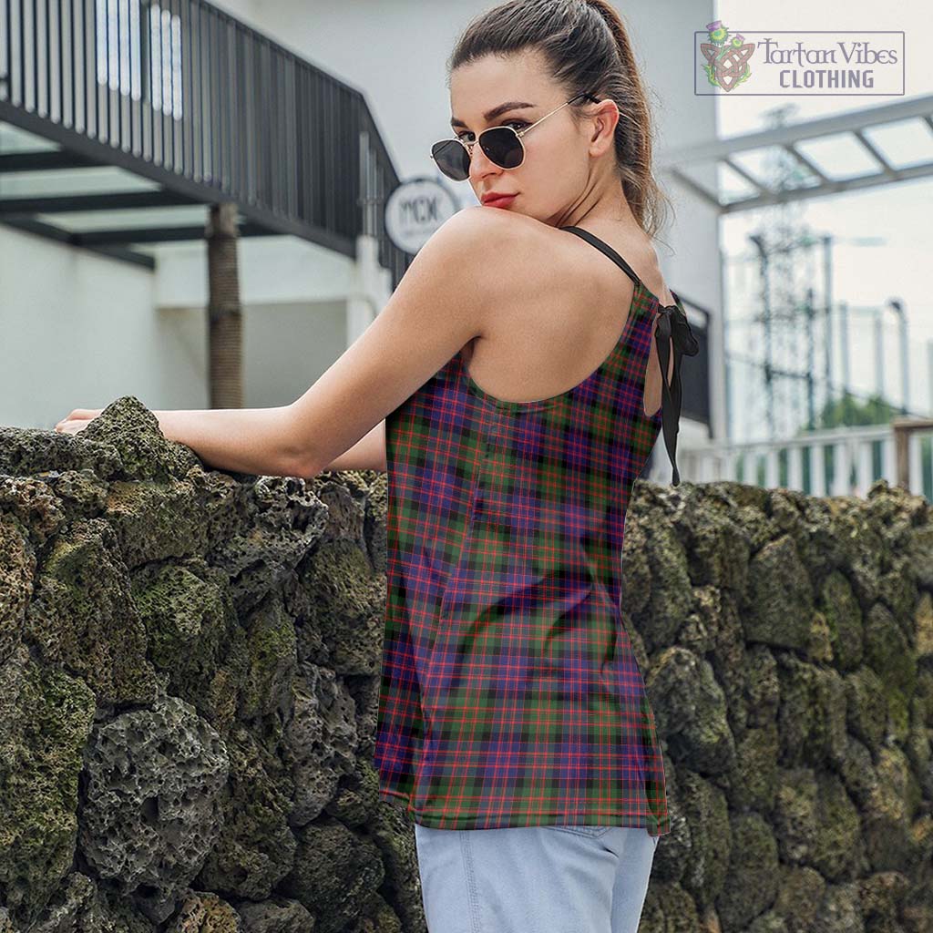 Tartan Vibes Clothing MacDonald Modern Tartan Loose Halter Neck Camisole