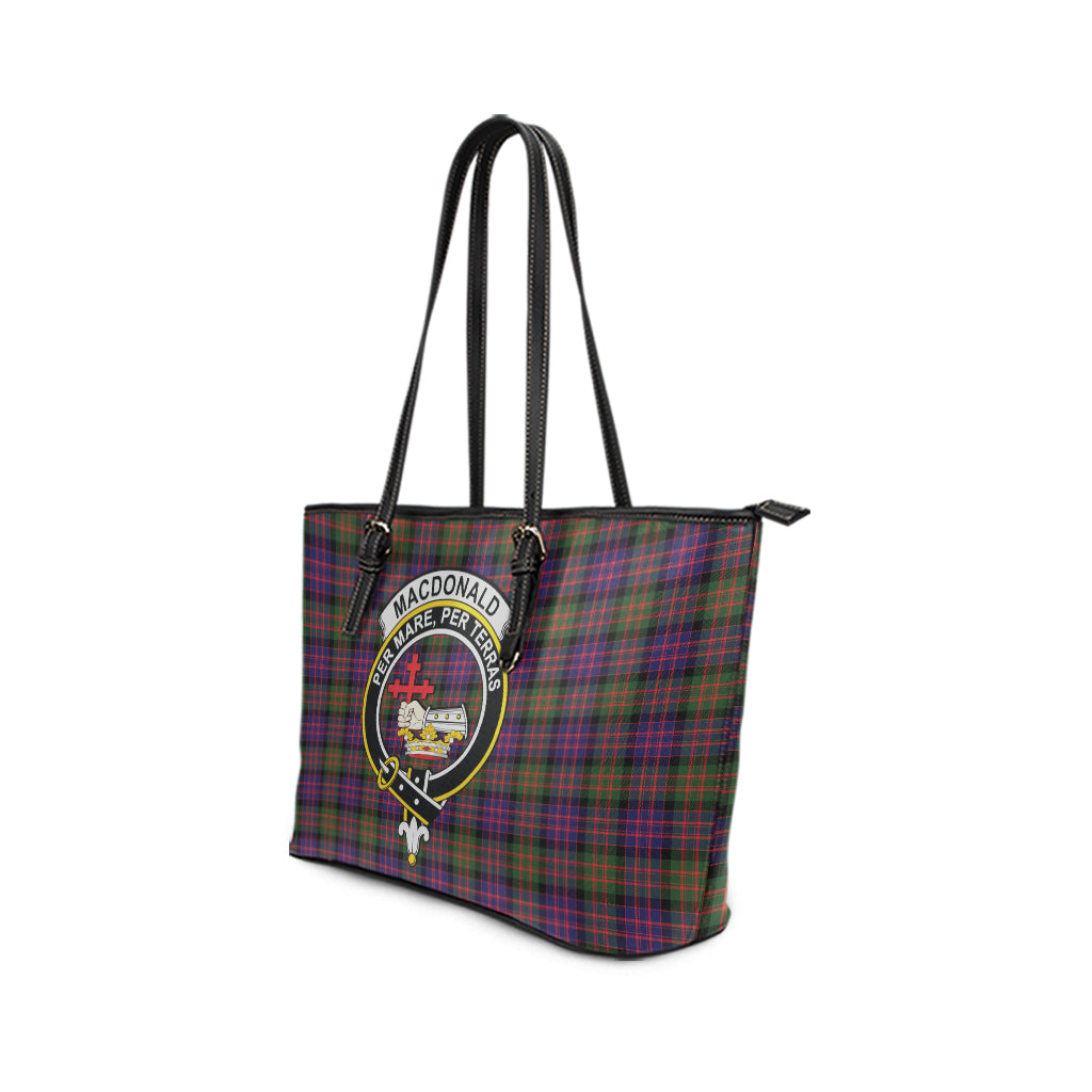 macdonald-modern-tartan-leather-tote-bag-with-family-crest