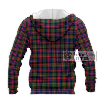 MacDonald Modern Tartan Knitted Hoodie with Family Crest DNA In Me Style