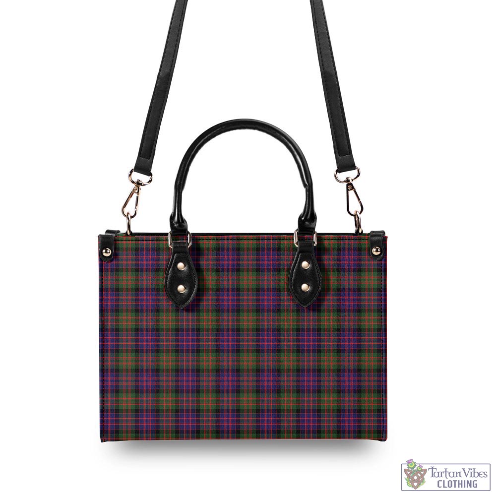 Tartan Vibes Clothing MacDonald Modern Tartan Luxury Leather Handbags