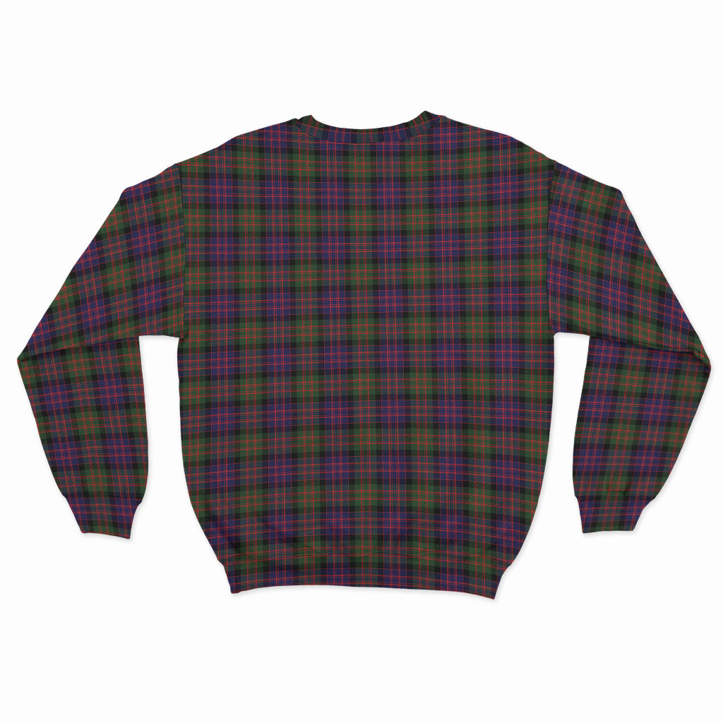 MacDonald Modern Tartan Sweatshirt with Family Crest - Tartan Vibes Clothing