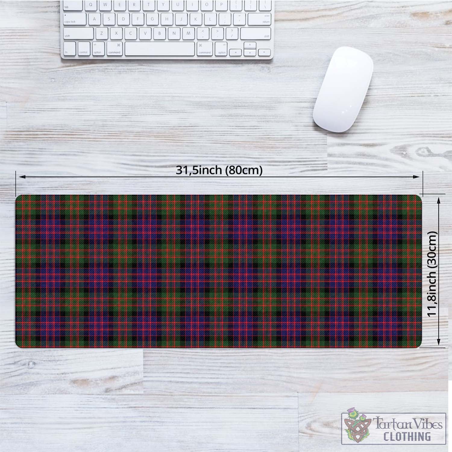 Tartan Vibes Clothing MacDonald Modern Tartan Mouse Pad