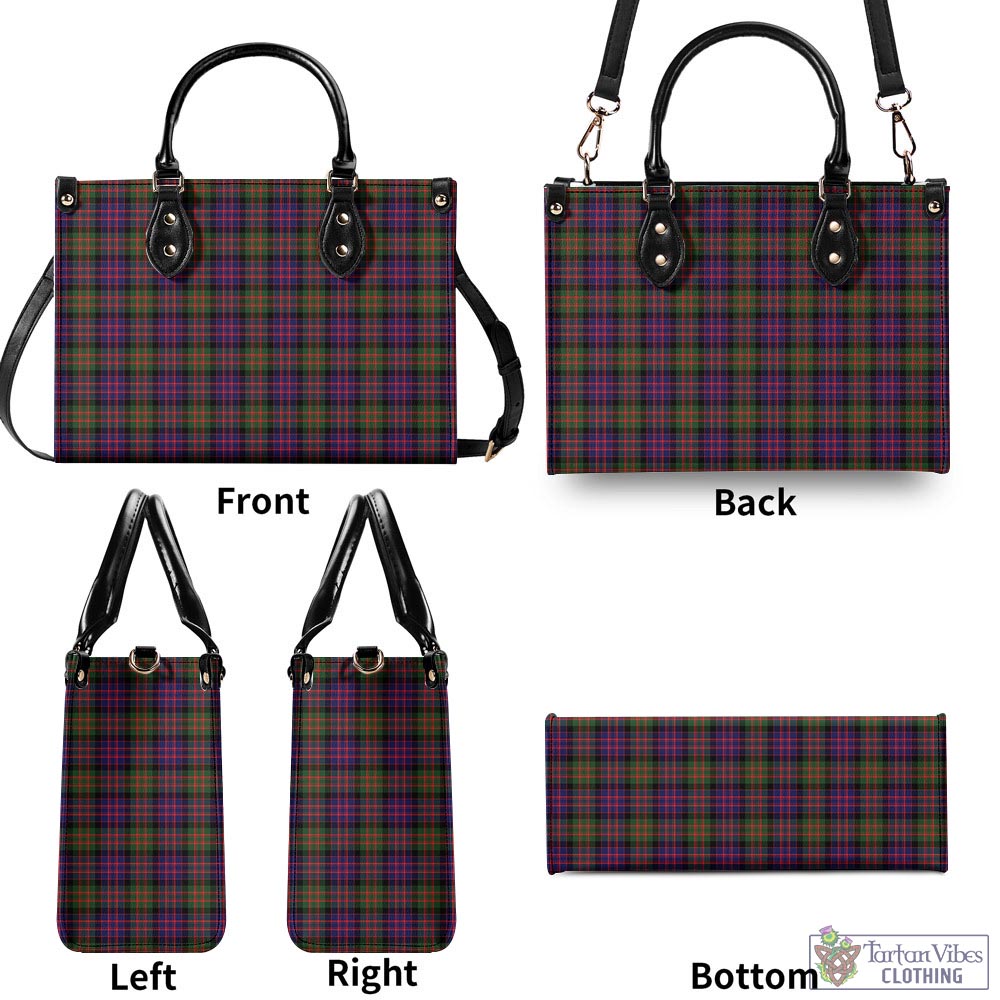 Tartan Vibes Clothing MacDonald Modern Tartan Luxury Leather Handbags