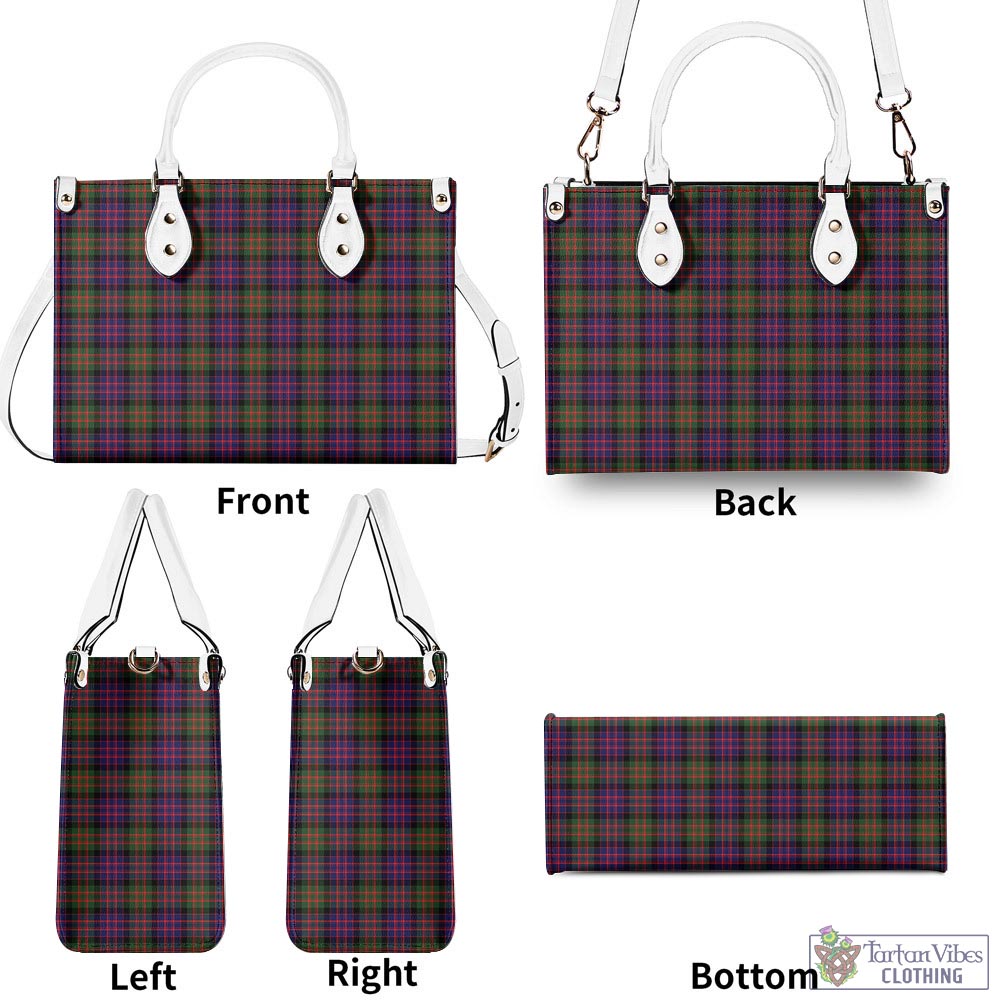 Tartan Vibes Clothing MacDonald Modern Tartan Luxury Leather Handbags