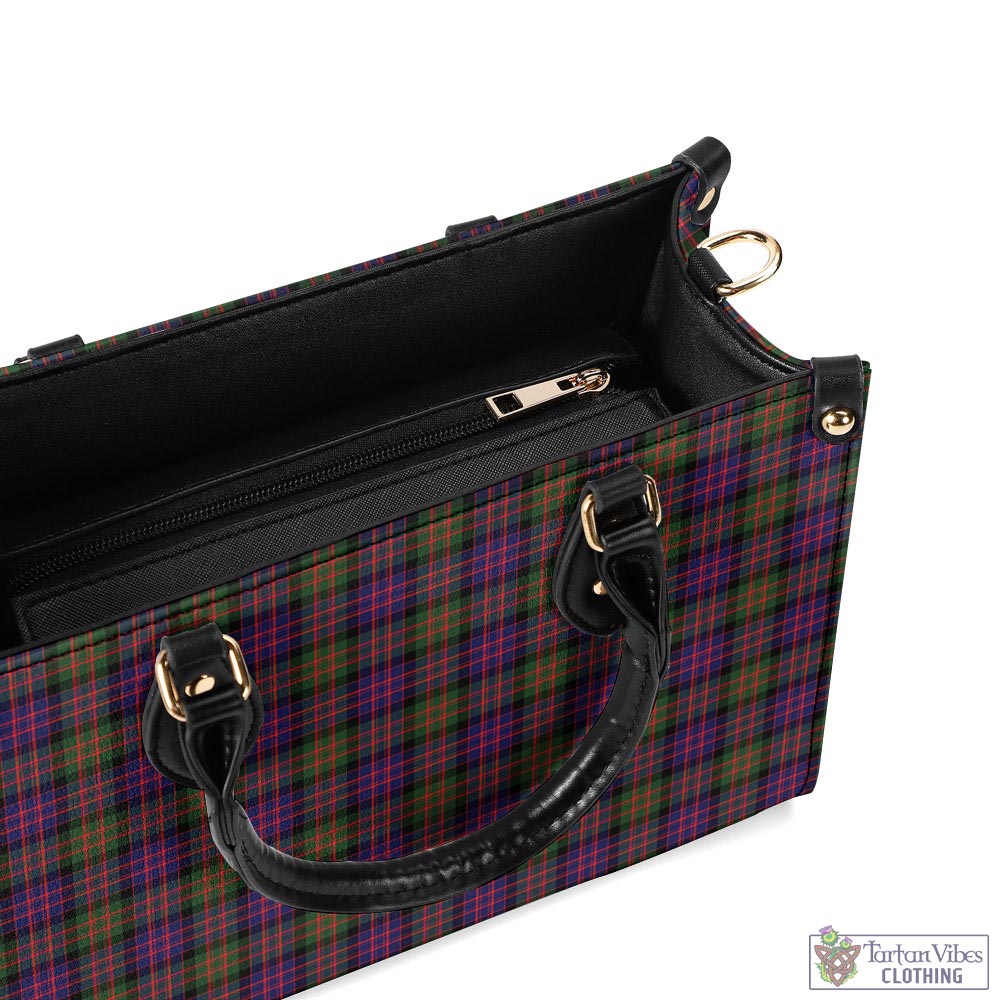 Tartan Vibes Clothing MacDonald Modern Tartan Luxury Leather Handbags