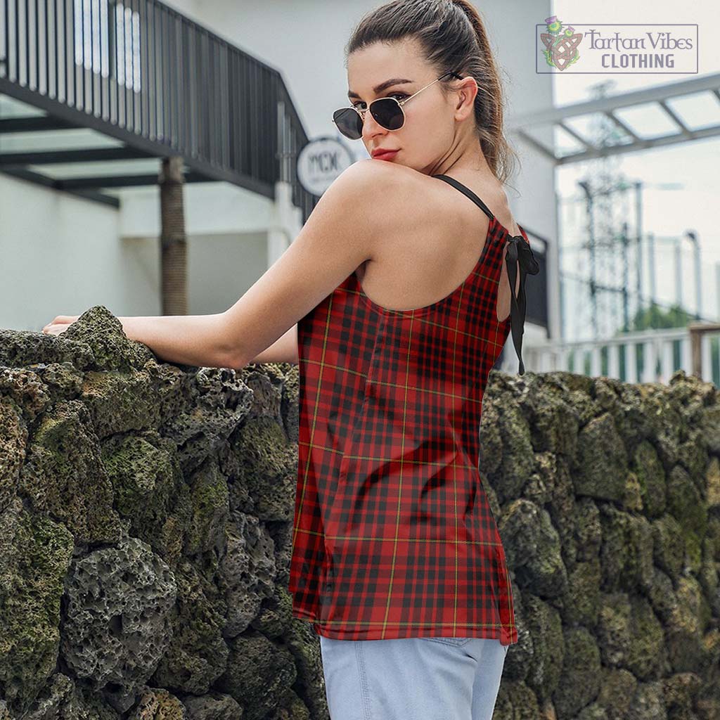 Tartan Vibes Clothing MacDonald of Ardnamurchan Tartan Loose Halter Neck Camisole