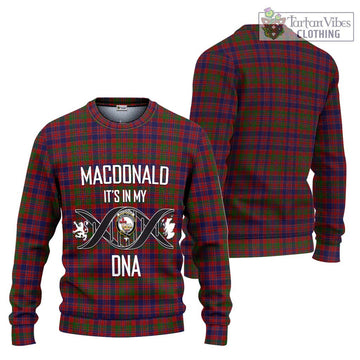 MacDonald of Boisdale Tartan Ugly Sweater with Family Crest DNA In Me Style