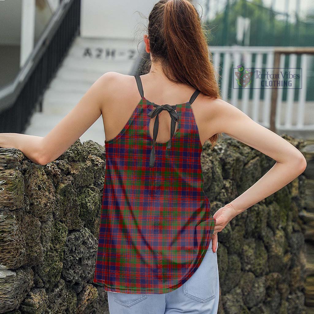 Tartan Vibes Clothing MacDonald of Boisdale Tartan Loose Halter Neck Camisole