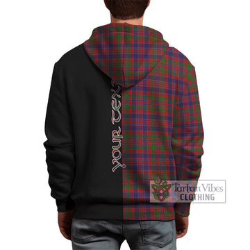 MacDonald of Boisdale Tartan Hoodie with Family Crest and Half Of Me Style