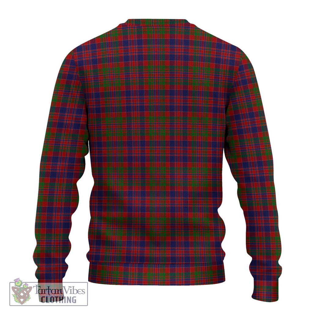 MacDonald of Boisdale Tartan Knitted Sweater with Family Crest DNA In Me Style - Tartanvibesclothing Shop