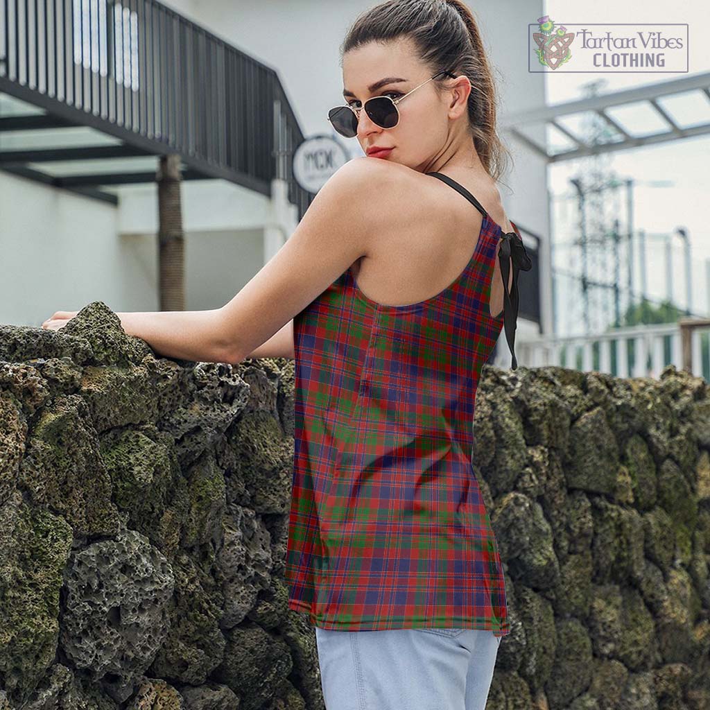 Tartan Vibes Clothing MacDonald of Boisdale Tartan Loose Halter Neck Camisole