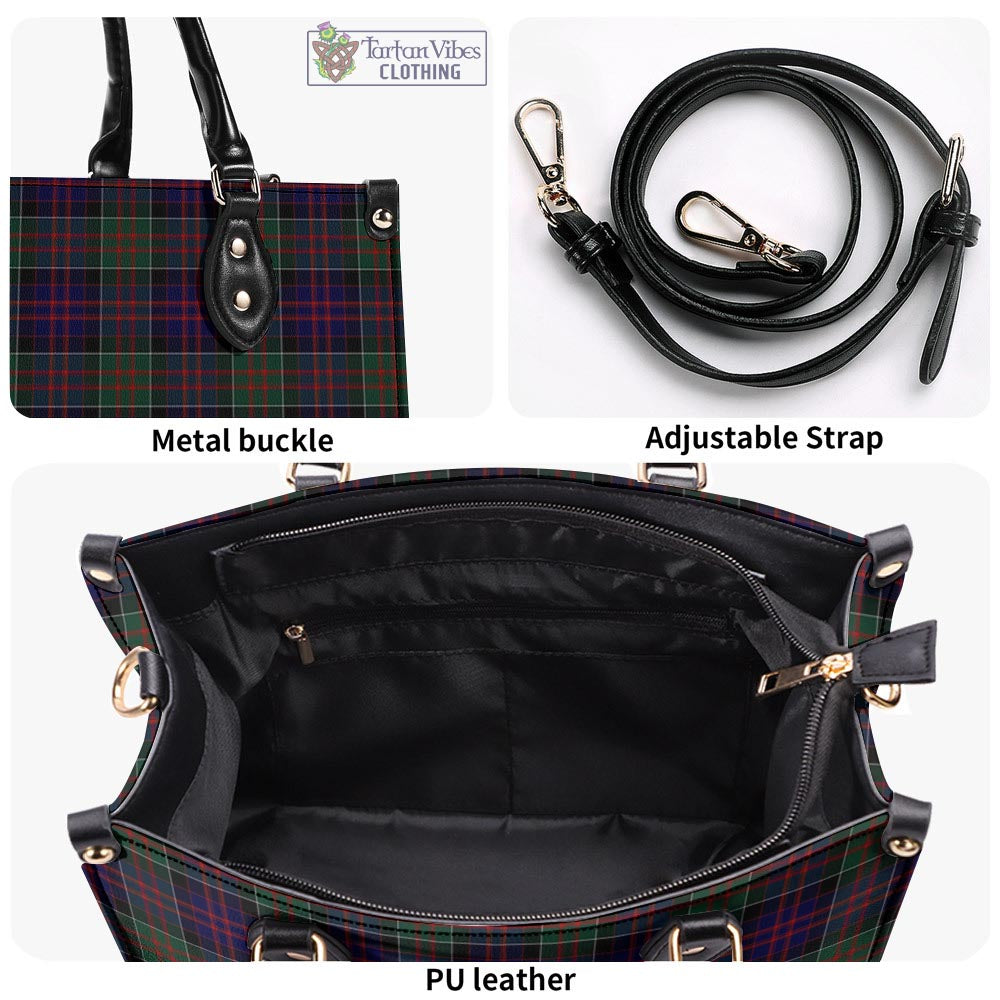 Tartan Vibes Clothing MacDonald of Clan Ranald Tartan Luxury Leather Handbags