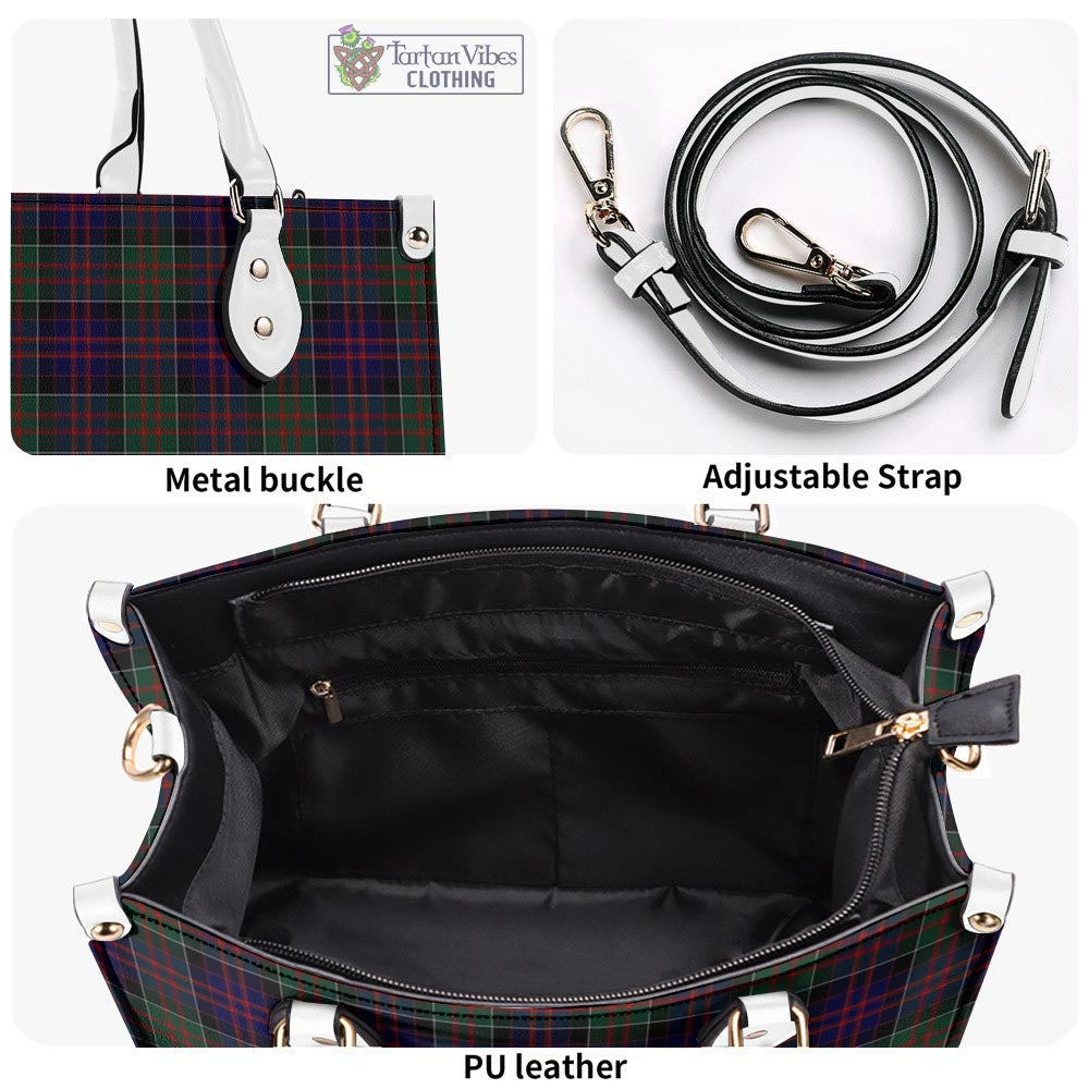 Tartan Vibes Clothing MacDonald of Clan Ranald Tartan Luxury Leather Handbags