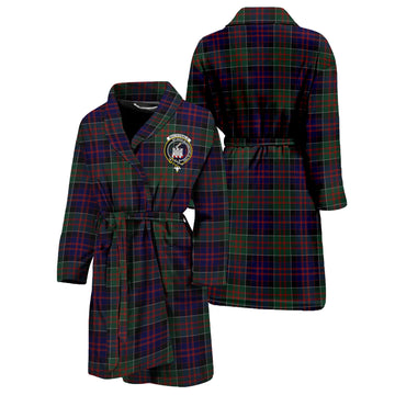 MacDonald (McDonald) of Clanranald Tartan Bathrobe with Family Crest