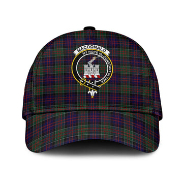 MacDonald (McDonald) of Clanranald Tartan Classic Cap with Family Crest