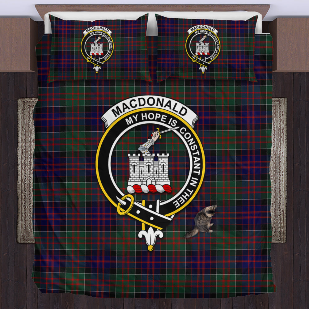 MacDonald (McDonald) of Clanranald Tartan Bedding Set with Family Crest US Bedding Set - Tartan Vibes Clothing