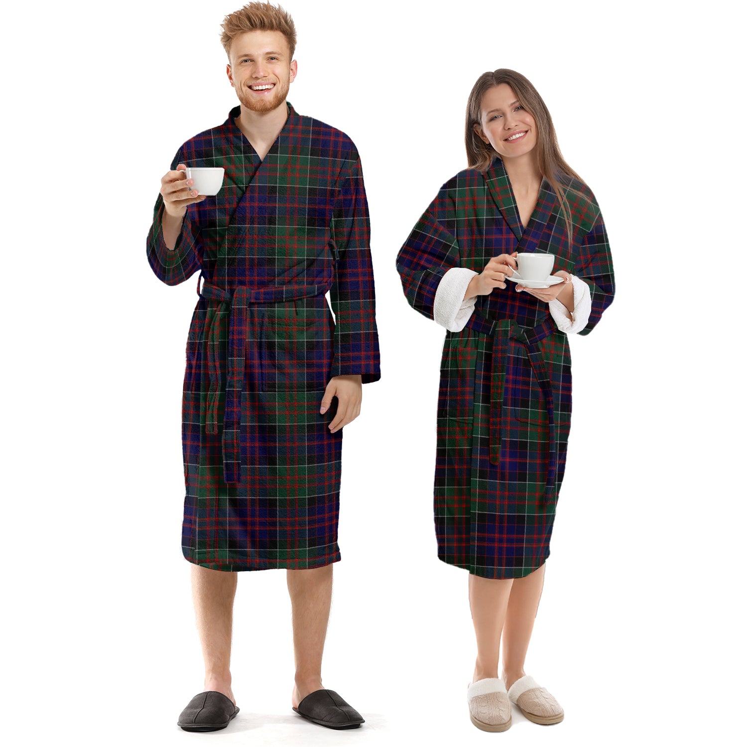 MacDonald (McDonald) of Clanranald Tartan Bathrobe Unisex S - Tartan Vibes Clothing