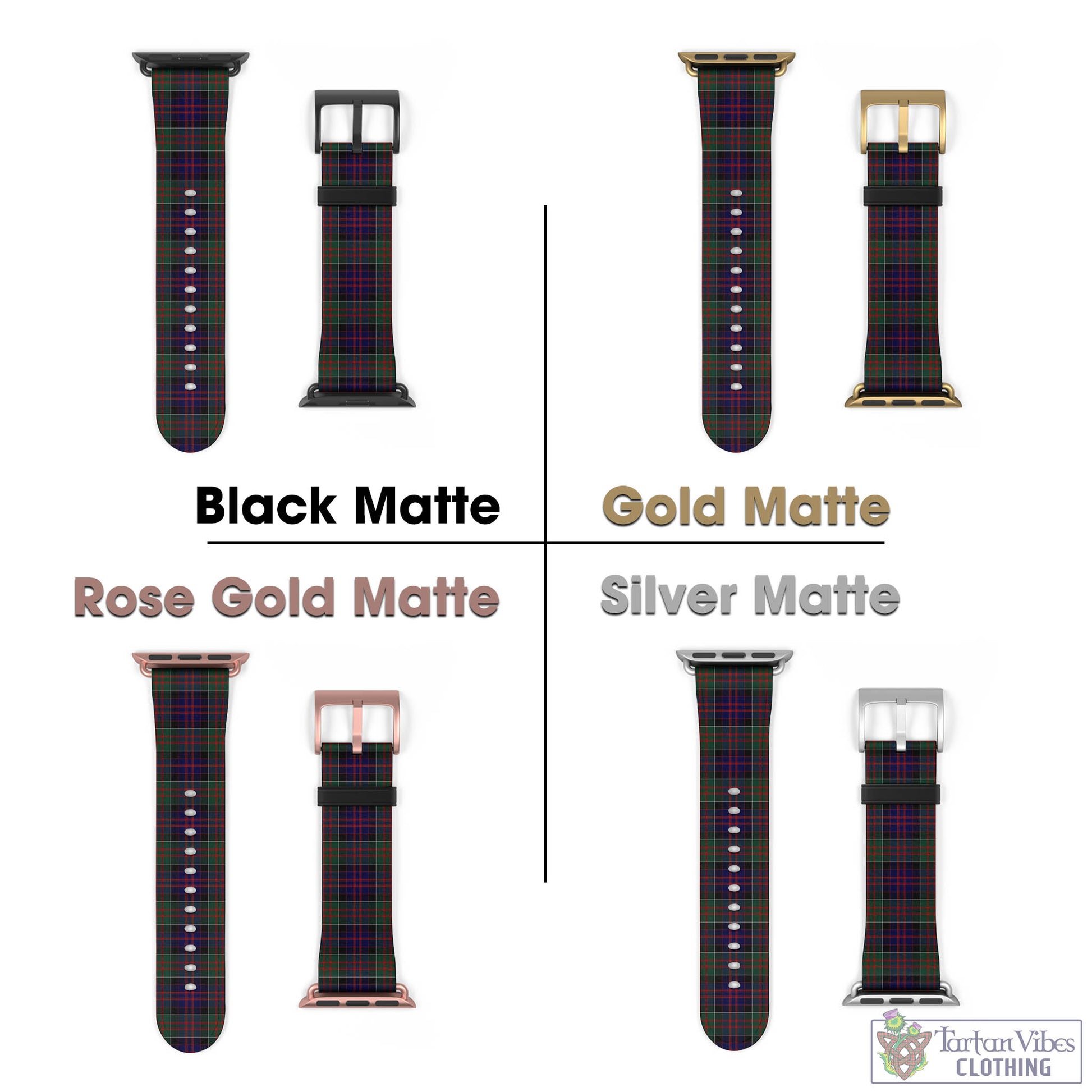 Tartan Vibes Clothing MacDonald of Clan Ranald Tartan Watch Band