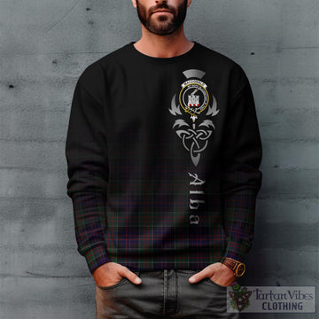 MacDonald (McDonald) of Clanranald Tartan Sweatshirt Featuring Alba Gu Brath Family Crest Celtic Inspired