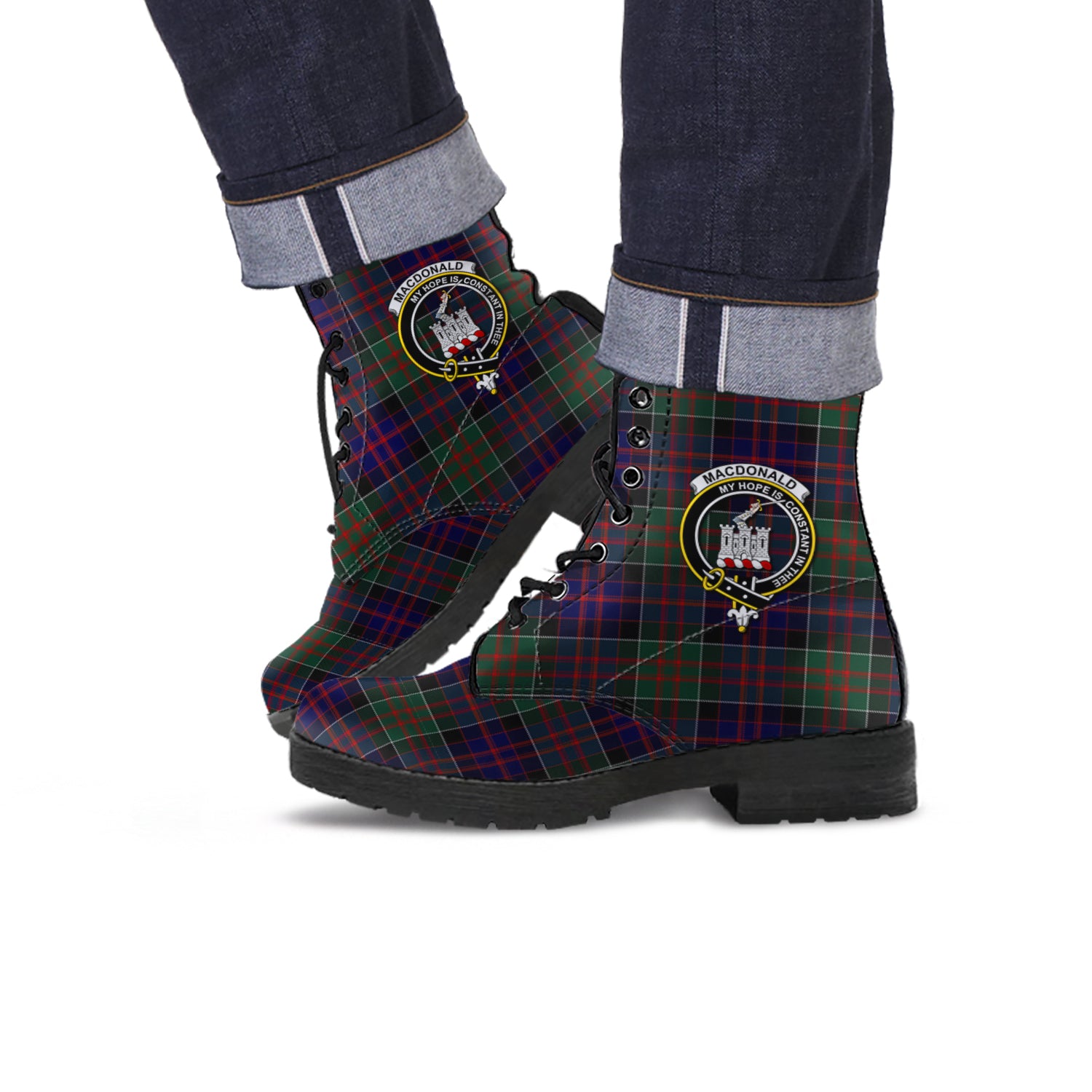 macdonald-of-clan-ranald-tartan-leather-boots-with-family-crest