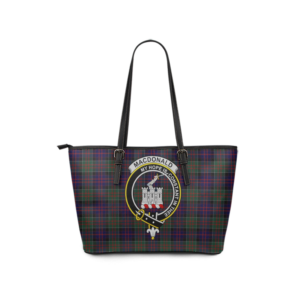 macdonald-of-clan-ranald-tartan-leather-tote-bag-with-family-crest