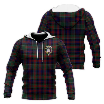 MacDonald (McDonald) of Clanranald Tartan Knitted Hoodie with Family Crest